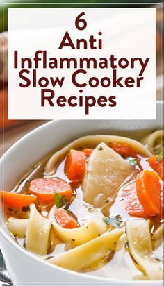 Healthy Slow Cooker Recipes, Eat Natural, Inflammation Diet Recipes, Inflammation Foods, Anti Inflammation Recipes, Inflammation Diet, Anti Inflammation, Healthy Slow Cooker, Inflammatory Foods