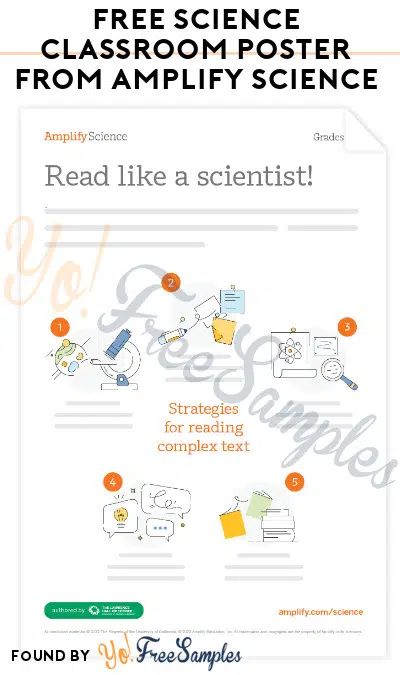 FREE Science Classroom Poster from Amplify Science - Yo! Free Samples https://yofreesamples.com/educational-freebies/free-science-classroom-poster-from-amplify-science/ Amplify Science, Science Classroom, Classroom Posters, Free Stuff, Free Samples, Literacy, Clean Eating, Science, Education