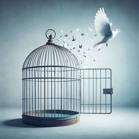 Open Bird Cage, Dove Flying, Fly Free, A Symbol, Bird Cage, Human Rights, Human, Quick Saves, Art