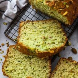 Pistachio Recipes Desserts, Pistachio Bread, Salmon Breakfast, Pistachio Dessert, Pistachio Recipes, Zucchini Bread Recipe, The Recipe Critic, Flavor Combinations, Pistachio Pudding