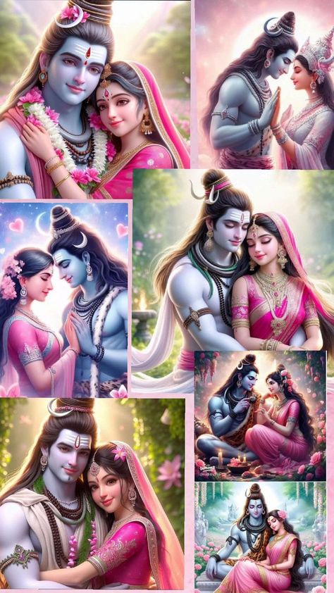 Shivratri Photo, Marriage Poses, Deer Drawing, Album Artwork Cover Art, Copic Marker Art, Gemini Love, Jay Shree Ram, Pictures Of Shiva, Shiva Parvati Images