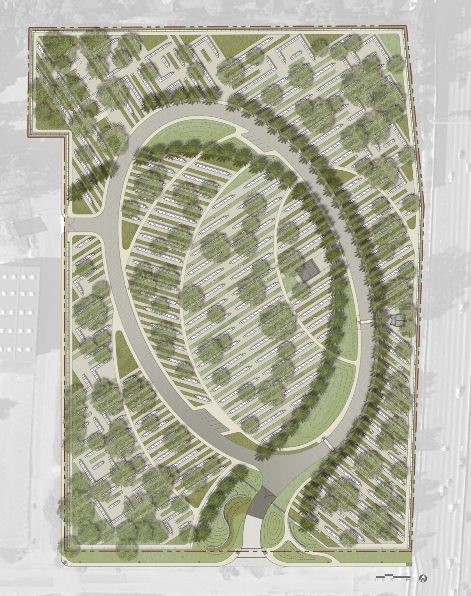 Cemetery Landscape Design, Cemetery Garden, Cemetery Layout, Cemetery Landscape, Modern Cemetery Design, Cemetery Design, Cemetery Architecture, Cemetery Landscape Architecture, Memorial Park Design