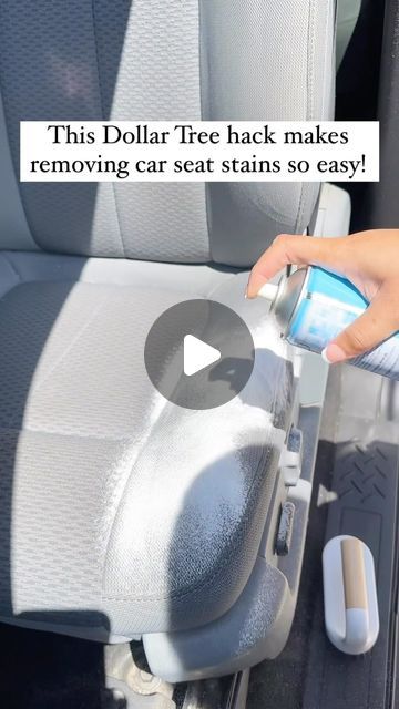 Car Upholstery Cleaner Diy, Car Seat Cleaner, Car Upholstery Cleaner, Car Cleaner Interior, Cleaning Car Upholstery, Diy Car Cleaning, Dollar Store Projects, Clean Car Seats, Laundry Stripping