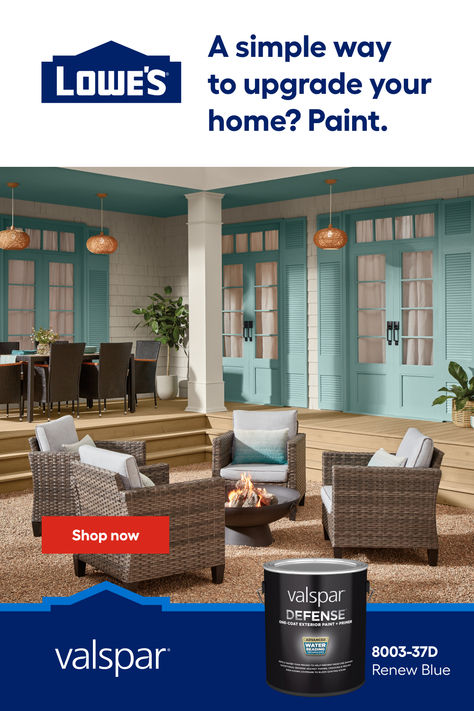 Renew your home’s interior or exterior with this classic blue hue. Because Lowe’s knows home improvement. Wall Paint Designs Y2k, Fairy Core Painting Ideas, Costal Paintings Bloxburg, How To Paint Clouds On A Wall, Exterior Farmhouse Paint Colors Lowe's, Gotcha Club, Boro Stitching, Tattoos For Women Half Sleeve, Suburban House