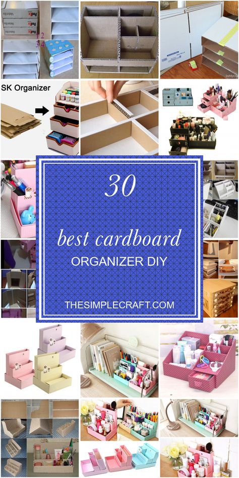 30 Best Cardboard organizer Diy . As we start to work from home a lot more as well as much more, we are beginning to value the suggestion of an […] Cardboard Organizer Diy, Diy Box Organizer, Cardboard Box Storage, Diy Storage Box, Crafts Quotes, Diy Storage Projects, Shoe Box Crafts, Craft Organization Diy, Cardboard Organizer