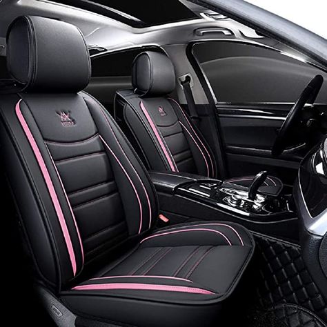 Pink Car Interior, Pink Seat Covers, Pink Car Seat Covers, Ranger Car, Pink Car Seat, Pink Car Accessories, Car Tips, Cool Car Accessories, Girly Car