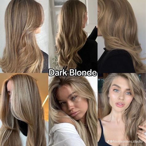 Pearl Color Hair, Dark Blonde Hair Color, Pearl Lace, Dirty Blonde Hair, Ash Blonde Hair, Dark Blonde Hair, Blonde Hair Inspiration, Hair Stylies, Hair Dye Colors