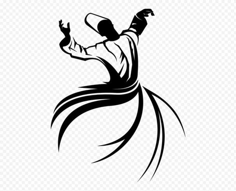 Sufi Images, Whirling Dervish Art, Dervish Art, Calligraphy Urdu, Sufi Whirling, Sufi Art, Farsi Calligraphy Art, Persian Tattoo, Camels Art