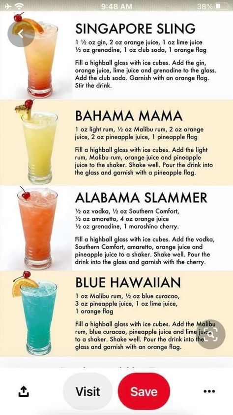 Pin by Shelley Mcfadden on Drinks | Liquor drinks, Cocktail drinks alcoholic, Mixed drinks alcohol Bartender Drinks Recipes, Bartender Drinks, Cocktail Drinks Alcoholic, Mixed Drinks Alcohol, Yummy Alcoholic Drinks, Liquor Drinks, Light Rum, Boozy Drinks, Drinks Alcohol