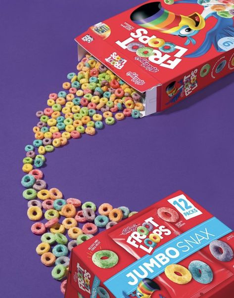 Froot Loops Cereal, Froot Loop, Cereal Killer, Fruit Loops, Love Now, The 2000s, Food Design, Food For Thought, In A World