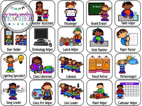 iHelp Classroom Jobs Bulletin Board Classroom Jobs Preschool Free Printable, Jobs Board Classroom, Job Charts For The Classroom Preschool, Art Classroom Jobs, Classroom Job Chart Free, Preschool Job Chart, Preschool Helper Chart Classroom Jobs, Class Helpers Preschool Job Chart, Kindergarten Jobs Chart Classroom Helpers