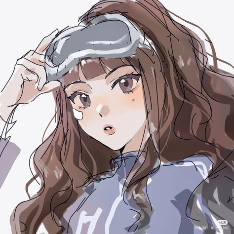 Hyein Drawing, Hyein Fanart, New Jeans Anime, Profile Picture Character, Newjeans Anime, Newjeans Drawing, Newjeans Art, Newjeans Fanart, Y2k Profile