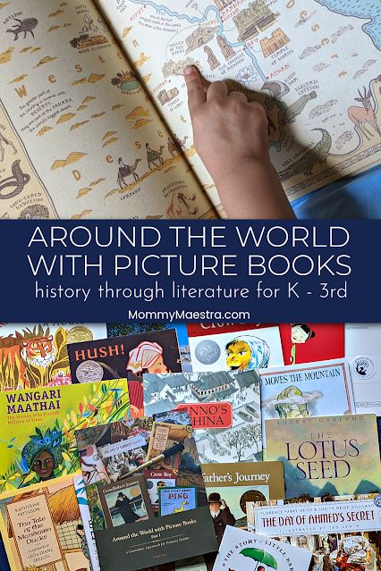 Mommy Maestra: Igniting Wonder for World Cultures with Picture Books Around The World With Picture Books, Geography Themes, Kid Books, Books Literature, Homeschool Geography, Homeschool Books, Homeschool Tips, Geography Lessons, Homeschool Elementary