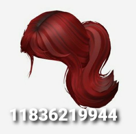 Berry Avenue Codes Clothes Y2k Red, Red Hair Codes For Bloxburg, Roblox Hair Codes Red, Red Hair Codes For Berry Ave, Roblox Red Hair Codes, Roblox Red Hair, Red Hair Roblox, Blonde Hair Roblox, Roblox Id Codes