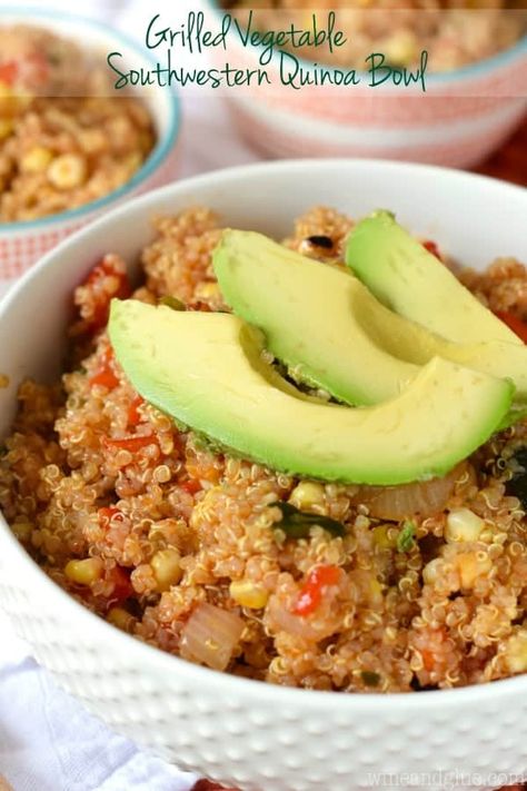 Southwestern Quinoa, Cilantro Lime Quinoa, Lime Quinoa, Quinoa Bowls, Favorite Salad, Lime Rice, Cilantro Lime Rice, Quinoa Bowl, Grilled Veggies