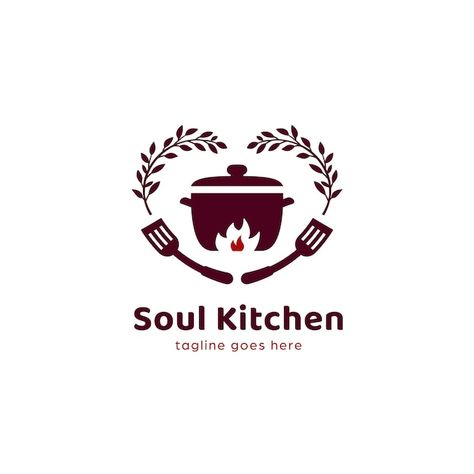 Home Made Food Logo Design Ideas, Cloud Kitchen Name Ideas Indian, Indian Food Logo Design, Logo Design For Food Business, Indian Food Logo, Cooking Logo Design, Soup Logo, Logo For Food, Food Restaurant Logo