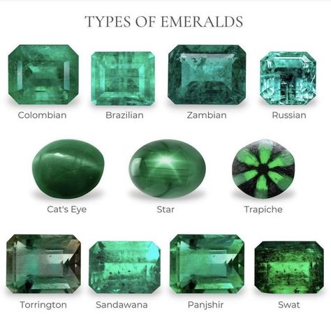 Gemstones Chart, Jewelry Knowledge, Colored Gems, Minerals And Gemstones, Rocks And Gems, Emerald Stone, Emerald Jewelry, Bead Jewelry, Emerald Gemstone