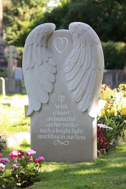 IAIN COTTON lettering carving sculpture: Rhiannon's Angel headstone reverse Monument Ideas, Grave Headstones, Tombstone Designs, Cemetery Monuments, Carving Sculpture, Cemetery Headstones, Forest Of Dean, Famous Graves, Church Flower Arrangements