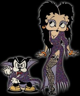 The Witches Closet.: Amazing BETTY BOOP Blog & Videos Halloween Betty Boop, Betty Boop Pfp, Betty Boop Halloween, Pierrot Clown, Horror Vintage, Glitter Pictures, Black Betty Boop, Betty Boop Art, Betty Boop Cartoon