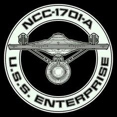 Star Trek: USS Enterprise NCC-1701-A Logo Trek Illustrations, Star Trek: Enterprise, Artsy Drawings, Star Trek Uss Enterprise, Star Trek Insignia, Star Trek Logo, Fandom Star Trek, Star Trek Wallpaper, Star Treck