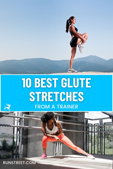 Leg And Glute Stretches, Stretches For Glutes And Hips, Stretching Glutes Muscle, How To Stretch Glutes, Stretch Glutes Muscle, Upper Glute Stretch, Best Glute Stretches, Gluteal Stretches, Glute Stretches For Pain