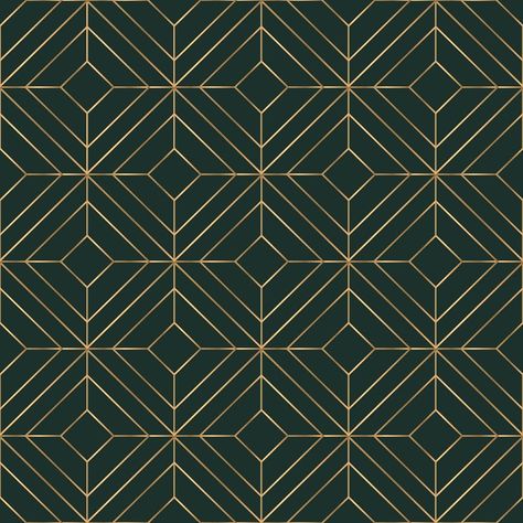 Wallpaper Emerald Green, Wallpaper Seamless Texture, Emerald Green Wallpaper, Art Deco Mood Board, Gold Textured Wallpaper, Geometric Peel And Stick Wallpaper, Wallpaper Art Deco, Geometric Pattern Wallpaper, Wall Makeover