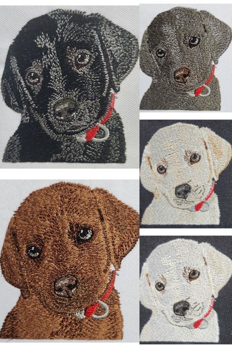 Labrador Retriever puppy embroidery file for sale Labrador Retriever Puppies, Yellow Lab, Chocolate Lab, Embroidery Files, Dog Owners, Dog Art, Dog Gifts, Machine Embroidery Designs, Labrador Retriever