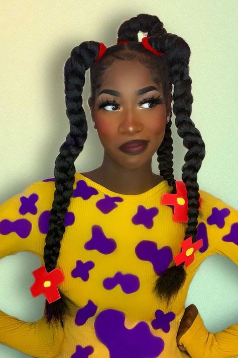 Characters With Braids, Easy Womens Halloween Costumes, Work Costume Ideas, Easy Halloween Outfit, Easy Diy Halloween Costumes, Halloween Costumes Women Creative, Most Creative Halloween Costumes, Easy Halloween Costumes For Women, Halloween Costume Ideas For Women