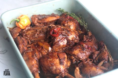 Brown stew chicken - Original Flava Brown Stew Chicken Recipe, Jamaican Stew, Curried Goat Recipe, Jamaican Brown Stew, Ox Tails, Jamaican Brown Stew Chicken, Caribbean Dishes, Creative Meals, Caribbean Foods