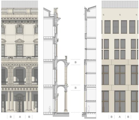 Gallery of Humboldt Forum / Franco Stella - 15 Humboldt Forum, Berlin Palace, Museum Island, Greek Temple, Brandenburg Gate, King Of Prussia, Model Drawing, Art Museum, 18th Century