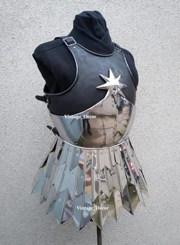 Breast Plate, Womens Breastplate, Bone Breastplate, Fantasy Breastplate, Armor Chest Plate, Metal Breastplate Female, Medieval Breastplate, Costume Makeup, Womens Skirt