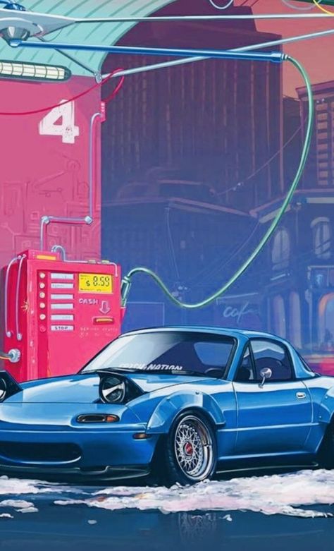 Yup cool Wallpapers Iphone Cartoon, Jdm Cars Wallpapers, Miata Wallpaper, Cave Wallpaper, Miata Car, Cars Wallpapers, Jdm Wallpaper, Cool Car Drawings, Best Jdm Cars