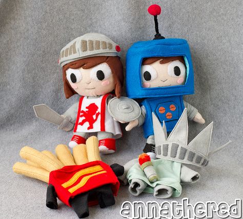 Costume Quest Plushies Costume Quest, Video Game Crafts, Game Crafts, Nerd Emoji, Geek Toys, Nerd Stuff, Pipe Cleaner, Wren, Inspiration Board