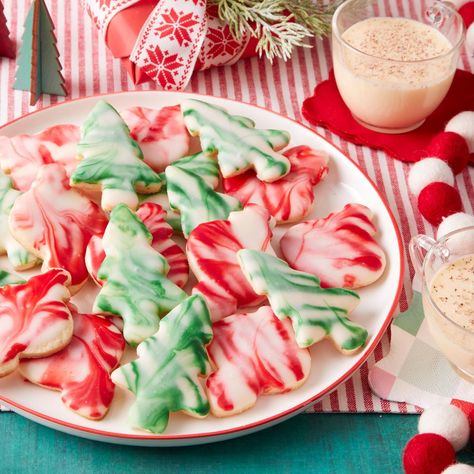 Cut Out Cookie Recipe, Cutout Cookies, Green Food Coloring, Red Food Coloring, Cookie Icing, Festive Treats, Red Food, Cut Out Cookies, Bean Paste