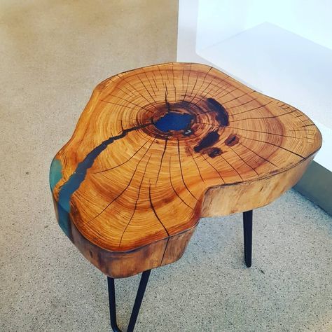 Diy Resin Table, Wood Resin Table, Resin Furniture, Wood Stool, Solid Wood Table, Diy Resin, Resin Table, Wood Resin, Rustic Table