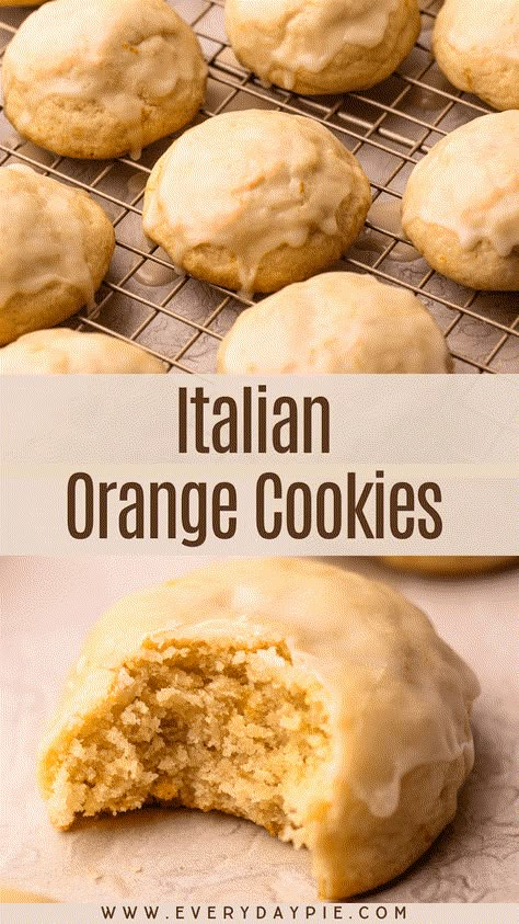 These easy-to-make Italian Orange Drop Cookies with orange zest and olive oil are so flavorful! They have a soft and chewy texture with a moist crumb and the perfect orange glaze on top. Almond Orange Italian Cookies, Candied Orange Cookies, Cardamom Cookies With Orange Glaze, Cardamon Shortbread Cookies With Orange Glaze, Orange Cookies From Cake Mix Recipes, Fresh Orange Recipes Desserts, Orange Vanilla Cookies, Orange Extract Recipes Baking, Orange Juice Cookies Recipes