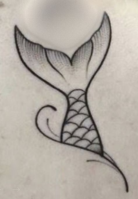 Mermaid Tail Coming Out Of Water Drawing, Mermaid Tails Tattoo, Easy Mermaid Tattoo, Tiny Mermaid Tail Tattoo, Mermaid Designs Drawing, Fine Line Mermaid Tail Tattoo, Mermaid Finger Tattoo, Mermaid Line Art Tattoo, Mermaid Doodle Easy