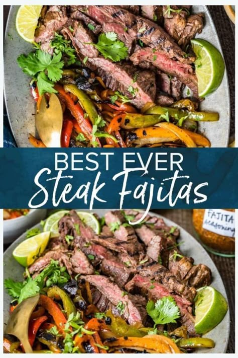 Best Steak Fajitas, Beef Fajita Recipe, Steak Fajitas Recipe, Skirt Steak Fajitas, Grilled Meals, Flank Steak Fajitas, Beef Burgundy, Easy Steak Fajitas, Man Recipes