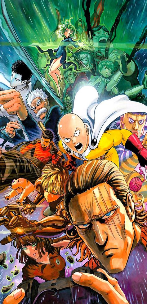 Saitama Wallpaper, One Punch Man Poster, Saitama Sensei, One Punch Man Sonic, One Punch Man Workout, Opm Manga, Yusuke Murata, Anime One Punch Man, One Punch Man Funny