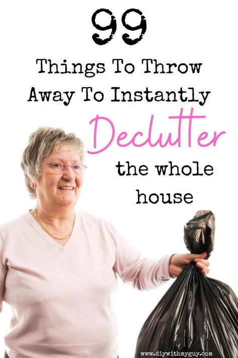 It's time to clear the clutter! 99 things to get rid of right now without ever missing! An easy to plan to declutter your home and love the home you have. Declutter Help, Declutter Bedroom, Declutter Closet, Clear The Clutter, Decluttering Inspiration, Declutter Kitchen, Remodel Basement, Declutter Home, Clean House Schedule