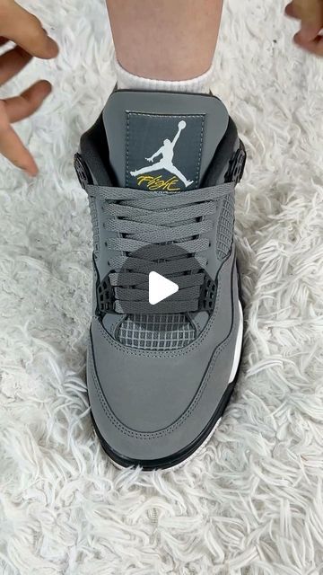 Dk Fen on Instagram: "Teach you how to tie Jordan 4, follow my video to learn
#jordan #air #jordan4 #shoes #shopping #sneakers #sport #smile #style #viral #streetstyle #streetwear #sneakerhead #cozystreetwear #fyp #fashion #streetwearbrand #streetwearfashion #foryou #trending" Shoe Less Tie Style, Cozy Streetwear, Shoes Shopping, Jordan Air, Sneaker Head, Streetwear Fashion, Jordan, Street Style, Street Wear