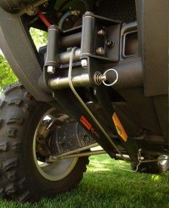 Reversaroller Bracket allows you to winch your ATV backwards with a front mounted winch Atv Racks, Atv Gear, Atv Attachments, Atv Implements, Rzr 1000 Accessories, Atv Quad, Hunting Side By Side Atv, Atv Winch, Atv Trailers