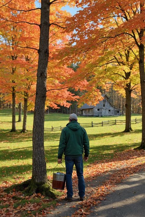 Sweet Treasures: A Tour of Vermont's Maple Syrup Farms Maple Donuts, Mountain Valley, Quaint Village, Sugar Maple, Scenic Byway, Liquid Gold, Fall Ideas, Maple Syrup, Well Dressed