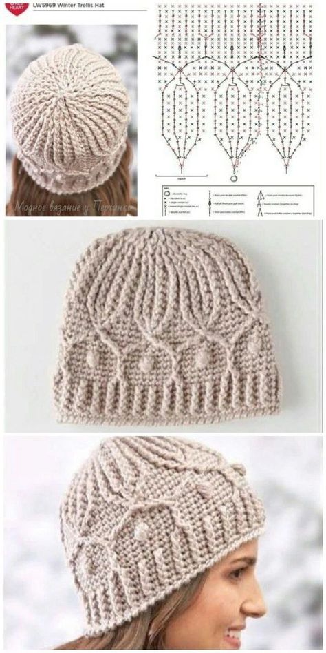 Crochet Bra Pattern, Pola Topi, Easy Crochet Hat, Crochet Winter Hats, Crochet Hat Free, Bonnet Crochet, Crochet Beanie Hat, Cap Patterns, Crochet Hats Free Pattern