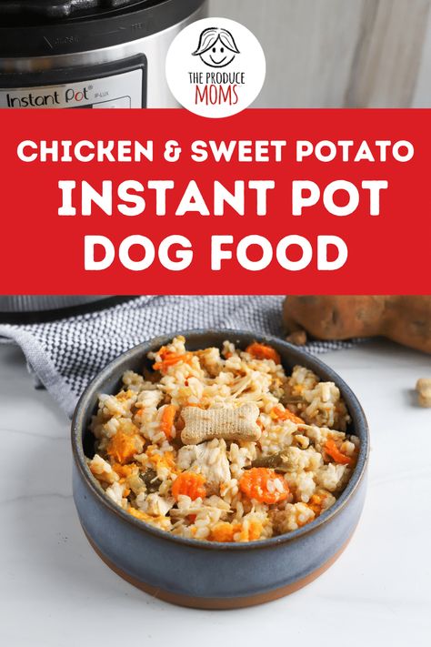 Instapot Dog Food Recipe, Fido Recipes, Instapot Dog Food Recipes, Homemade Dog Food Instapot, Homemade Dog Food With Sweet Potatoes, Homemade Chicken Dog Food Recipes, Instapot Dog Food, Homemade Dog Food Recipes Instant Pot, Homemade Dog Food Recipes Chicken