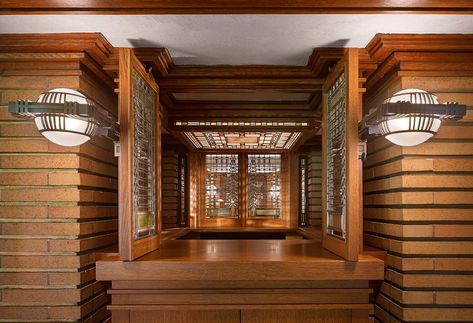 $50 million restoration of Buffalo estate designed by Frank Lloyd Wright is finally complete - Archpaper.com Darwin Martin House, Shaw House, Frank Lloyd Wright Buildings, Frank Lloyd Wright Design, Frank Lloyd Wright Homes, Prairie House, Martin House, House Restoration, The Martin