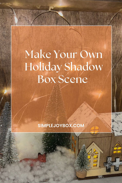 Unleash your creativity this season by crafting a beautiful shadow box scene with our Christmas Crafts'giving kit! Choose between a classic Christmas theme or a peaceful winter scene, and add your personal touches. It’s an easy DIY project for festive decor or a handmade gift idea! Diy Christmas Shadow Box Ideas, Christmas Shadow Box Ideas, Diy Christmas Shadow Box, Shadow Box Ideas, Christmas Shadow Boxes, Hobbies For Women, Festive Decor, Winter Scene, Holiday Memories