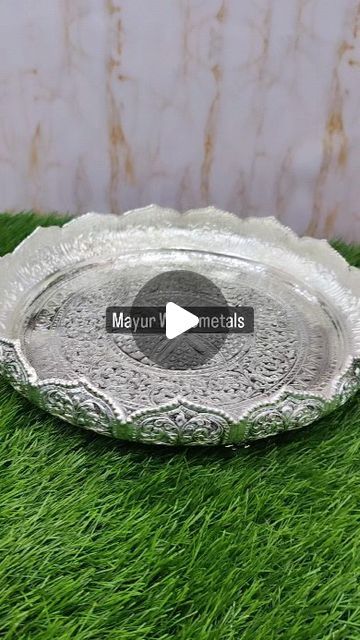 Mayur Whitemetals and Gifts on Instagram: "Antique German silver designer plates available at Mayur Whitemetals and gifts.
Kindly drop a message at 8762836267 for more details.
Shop location - Avenue road.
Shop timings - 11:30 am to 8 pm." Silver Plates For Pooja, Designer Plates, Silver Plates, German Silver, Silver Plate, Road, Silver, On Instagram, Gifts