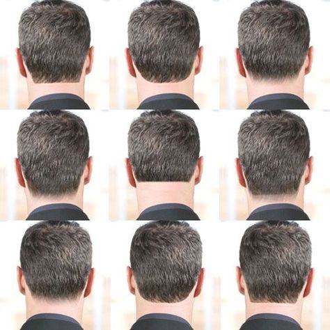 Choosing the right neckline finish can make a huge difference in the appearance of your haircut.  We'll show you blocked, rounded, and tapered necklines and highlight the advantages and disadvantages of each. Barbers Cut, Men Haircut Styles, Corte De Cabelo Masculino, Comb Over, Mens Cuts, Boys Haircuts, Fade Haircut, Grunge Hair, Boy Hairstyles