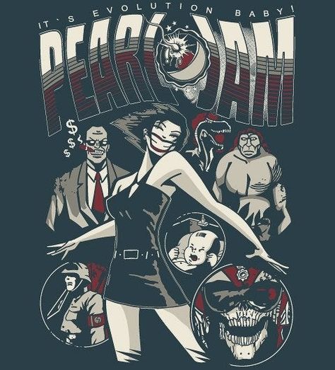 Pearl Jam Art, Do The Evolution, Metal Pictures, Pearl Jam Eddie Vedder, Music Pics, Eddie Vedder, Rock Posters, Gig Posters, Pearl Jam